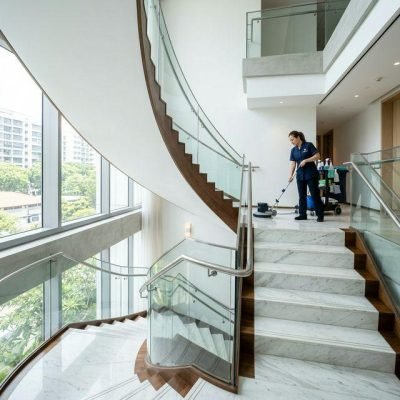 nettoyage copropriété escalier